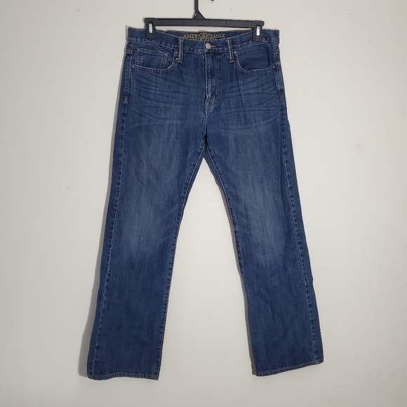 American Eagle Outfitters Other - American Eagle Original Boot Jeans 34 x 34 Dark Wash Straight Leg